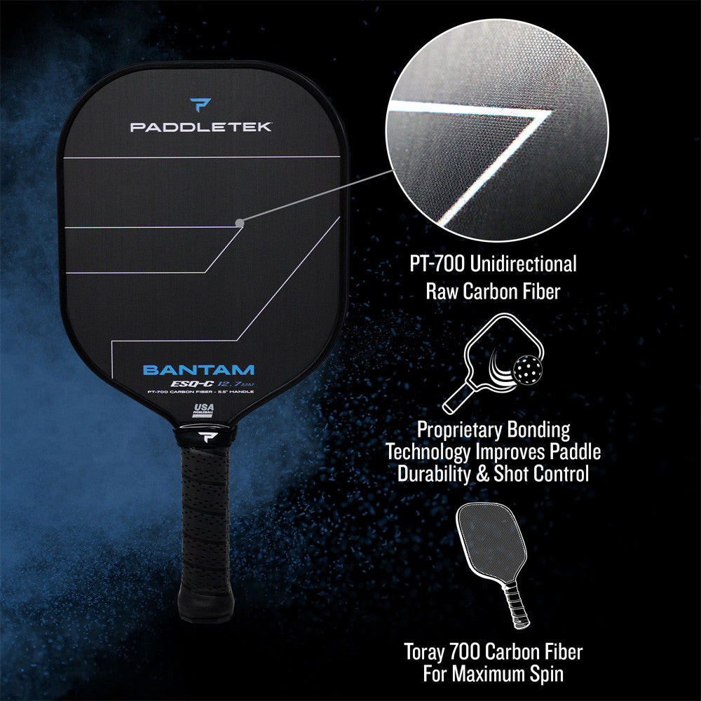 Paddletek Bantam ESQ-C 14.3mm Pickleball Paddle | Pickleball Sports Quality