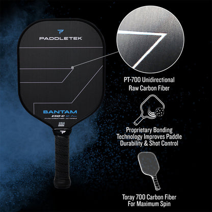 Paddletek Bantam ESQ-C 14.3mm Pickleball Paddle | Pickleball Sports Quality