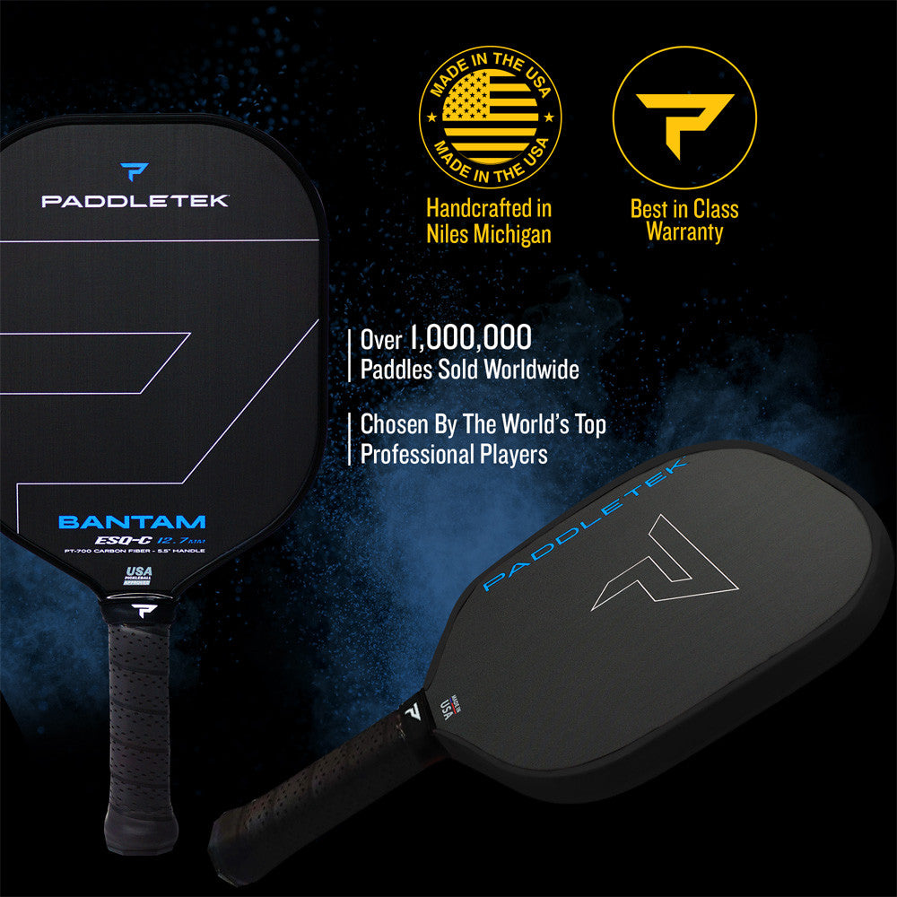 Paddletek Bantam ESQ-C 14.3mm Pickleball Paddle | Pickleball Sports Quality