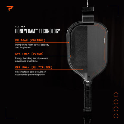 Paddletek HoneyFoam TKO-X 14mm Pickleball Paddle | Pickleball Sports Everyday