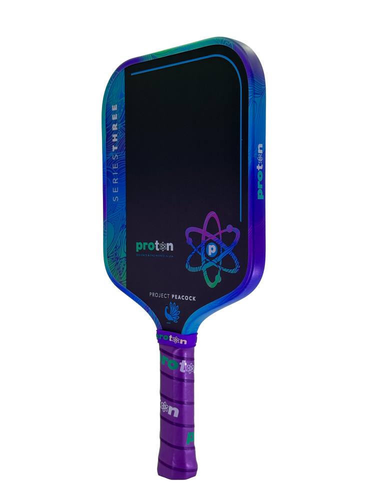 Proton Series Three Project Peacock 15mm Widebody Pickleball Paddle | Pickleball Sports Essential