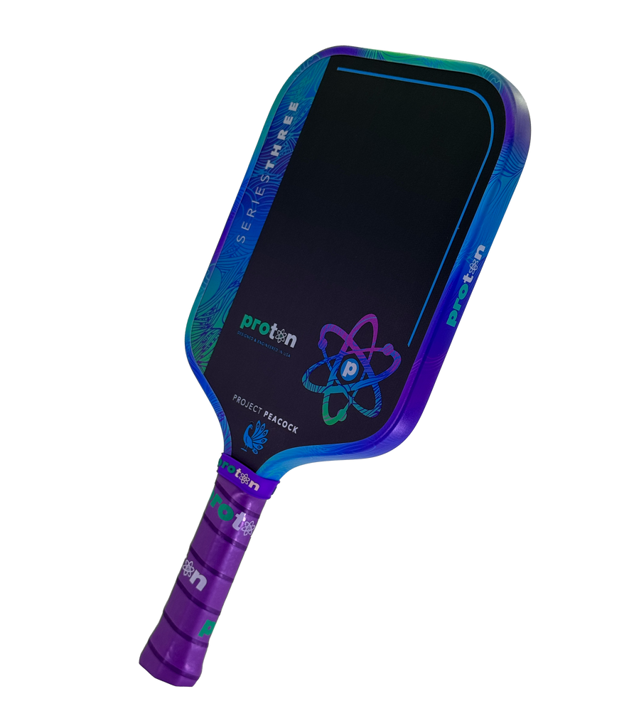 Proton Series Three Project Peacock 15mm Widebody Pickleball Paddle | Pickleball Sports Essential