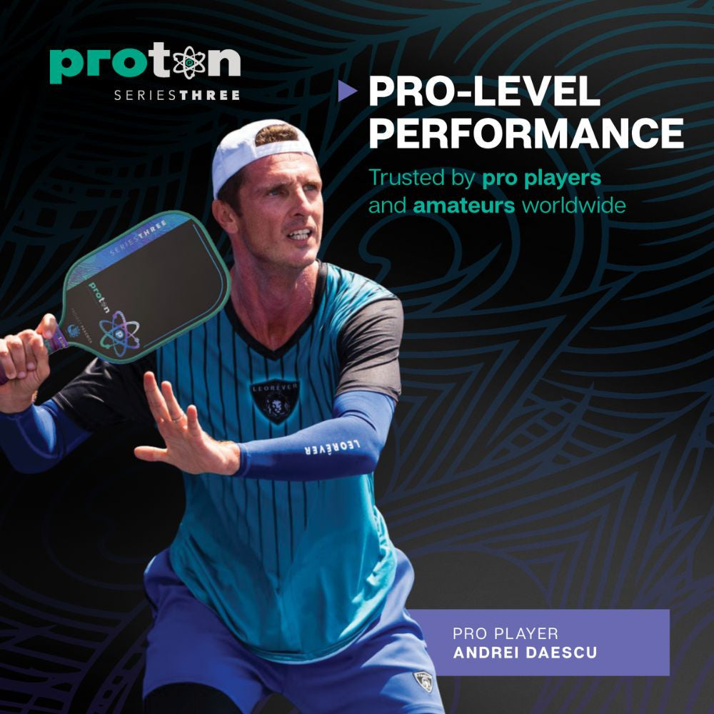 Proton Series Three Project Peacock 15mm Widebody Pickleball Paddle | Pickleball Sports Essential