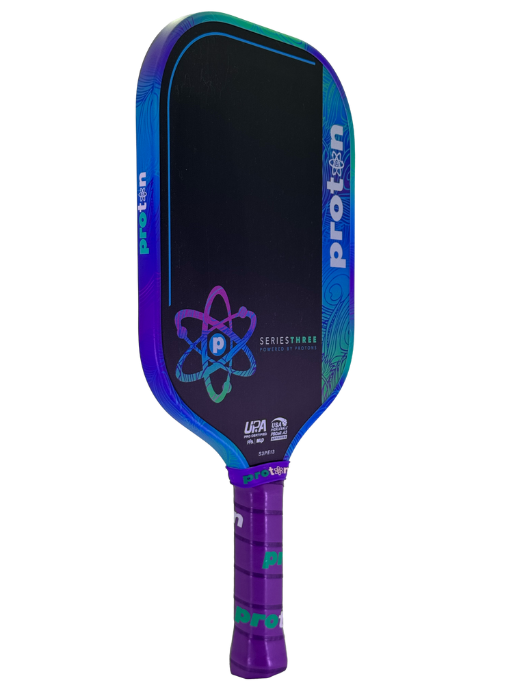 Proton Series Three Project Peacock 13mm Elongated Pickleball Paddle | Pickleball Sports Value