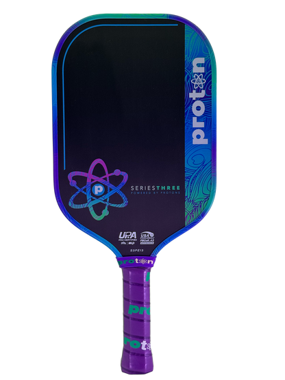 Proton Series Three Project Peacock 13mm Elongated Pickleball Paddle | Pickleball Sports Value