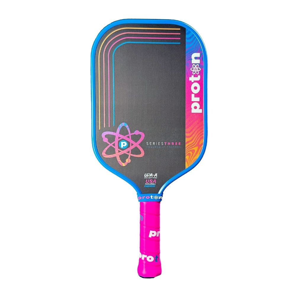 Proton Series Three Project Peacock 13mm Pickleball Paddle | Pickleball Sports Quality