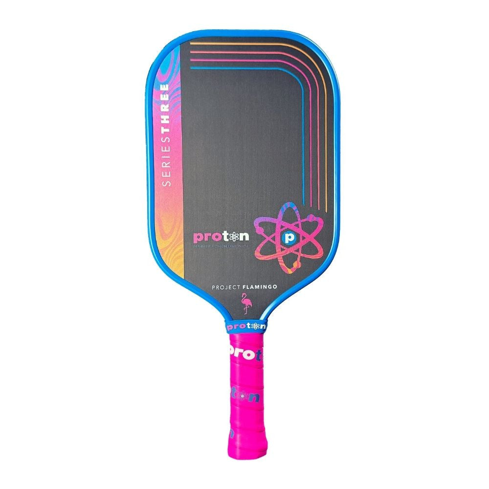 Proton Series Three Project Peacock 13mm Pickleball Paddle | Pickleball Sports Quality