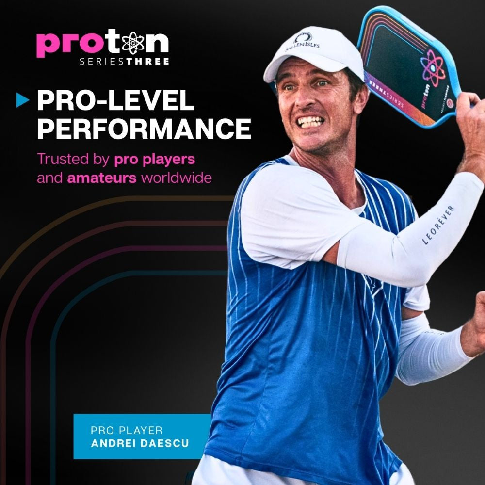 Proton Series Three Project Peacock 13mm Pickleball Paddle | Pickleball Sports Quality