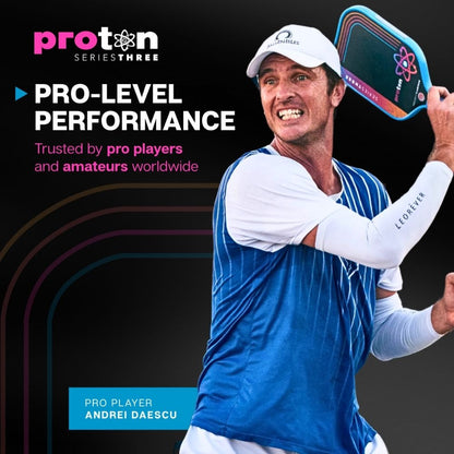 Proton Series Three Project Peacock 13mm Pickleball Paddle | Pickleball Sports Quality