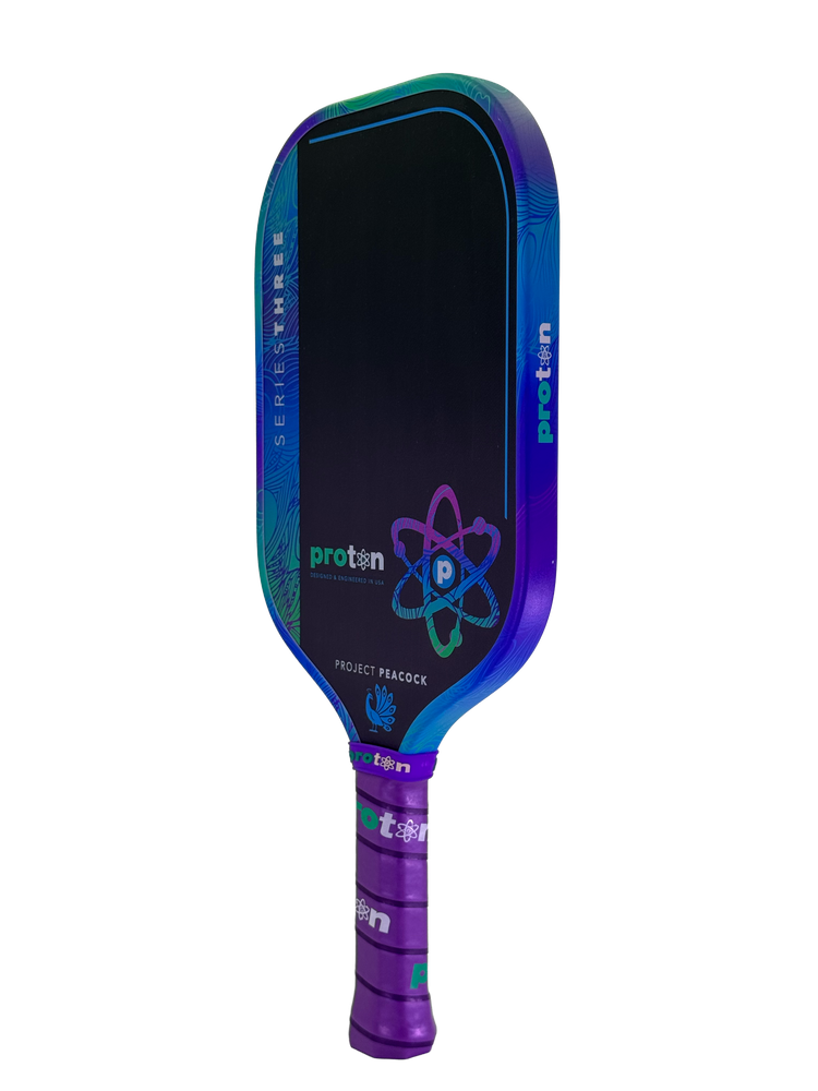 Proton Series Three Project Peacock 15mm Elongated Pickleball Paddle | Pickleball Sports Trusted
