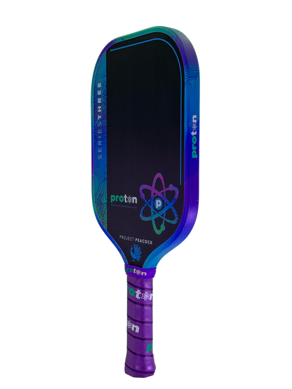 Proton Series Three Project Peacock 15mm Elongated Pickleball Paddle | Pickleball Sports Trusted