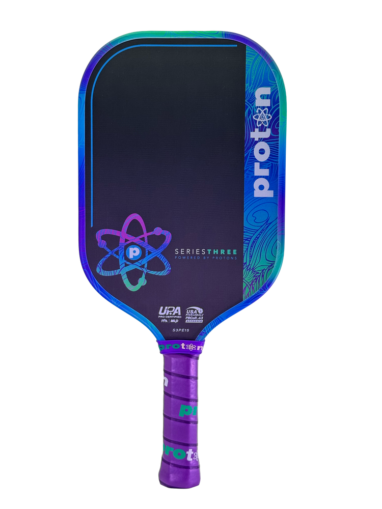 Proton Series Three Project Peacock 15mm Elongated Pickleball Paddle | Pickleball Sports Trusted