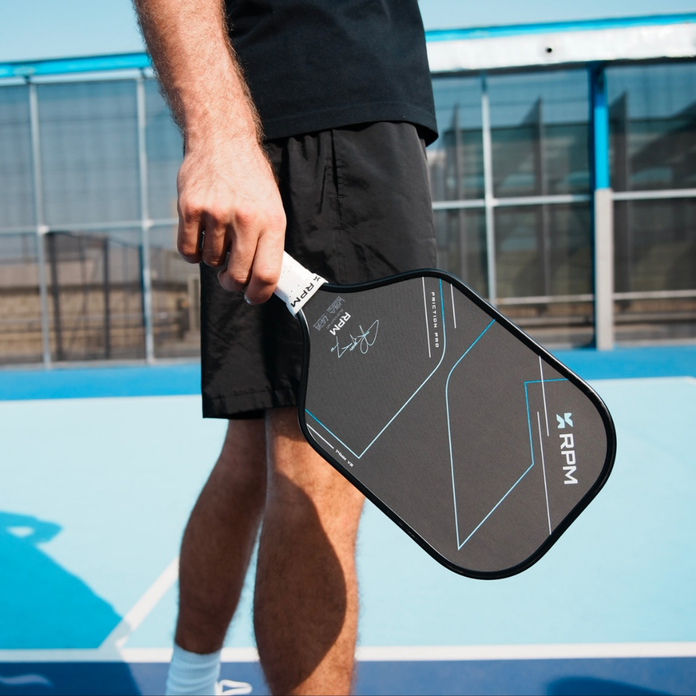 RPM Friction Pro Elongated V2 Carbon Fiber Pickleball Paddle | Pickleball Sports Trusted