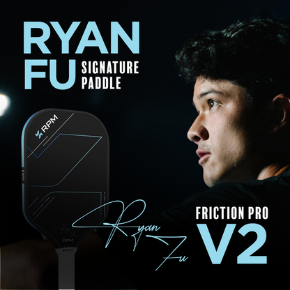 RPM Friction Pro Elongated V2 Carbon Fiber Pickleball Paddle | Pickleball Sports Trusted