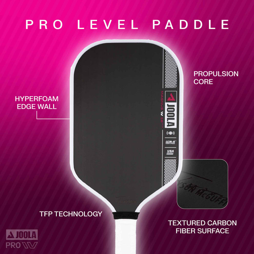JOOLA Tyson McGuffin Magnus Pro IV 16mm Pickleball Paddle | Pickleball Sports Everyday