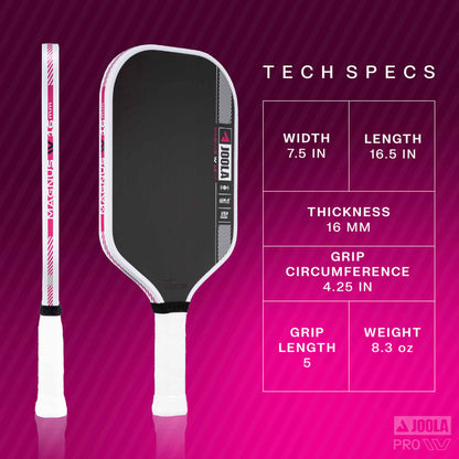 JOOLA Tyson McGuffin Magnus Pro IV 16mm Pickleball Paddle | Pickleball Sports Everyday