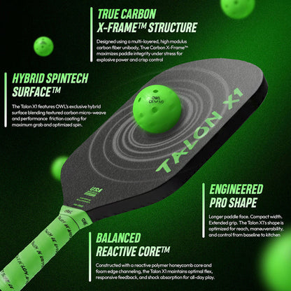 OWL Talon X1 Pickleball Paddle | Pickleball Sports Latest