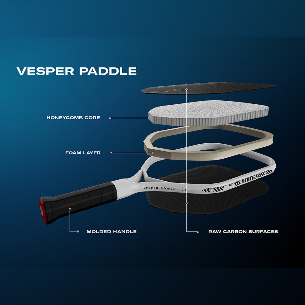 Wilson Vesper Power 14 Pickleball Paddle | Pickleball Sports Classic