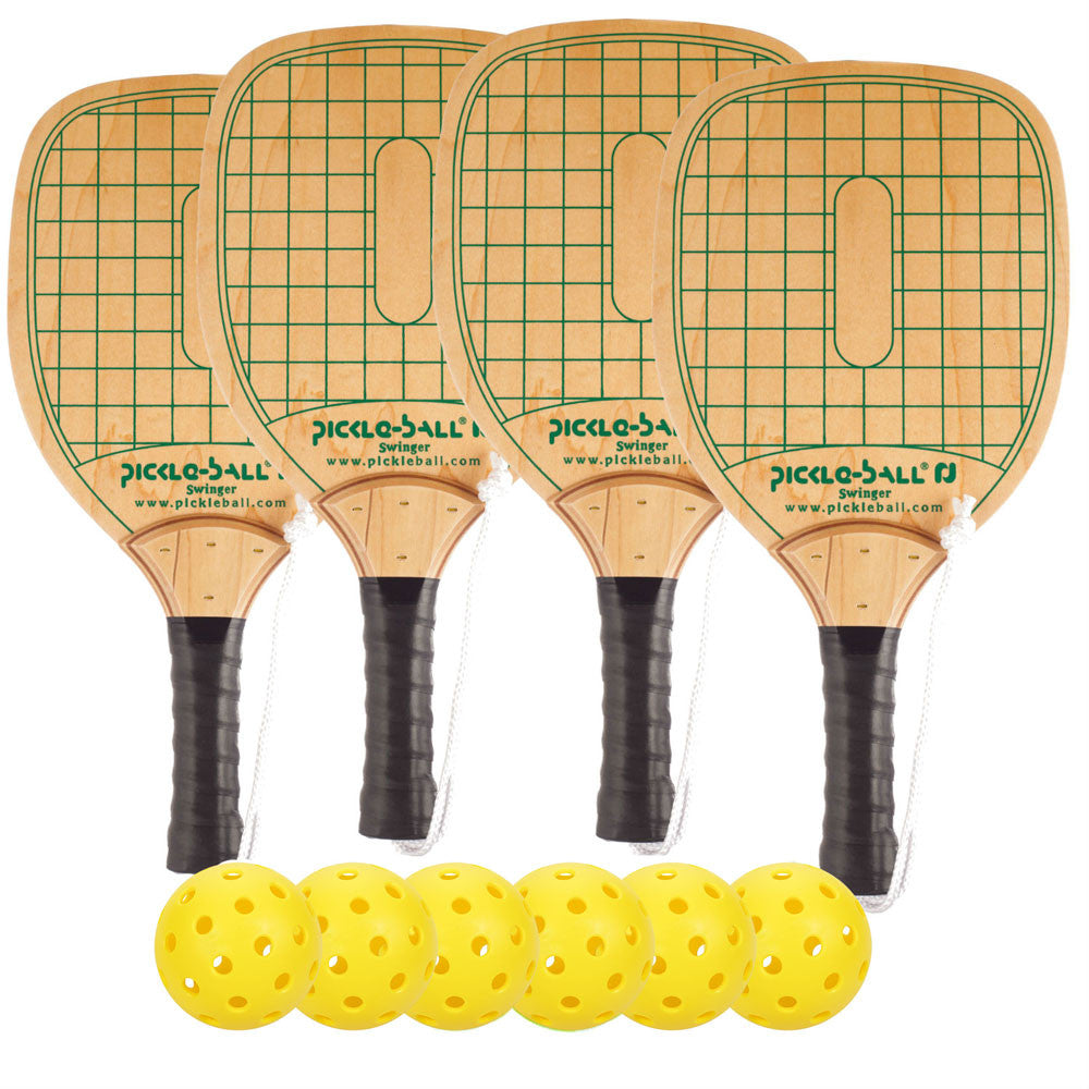 Swinger Wood Paddle Deluxe Bundle | Pickleball Sports Great Value