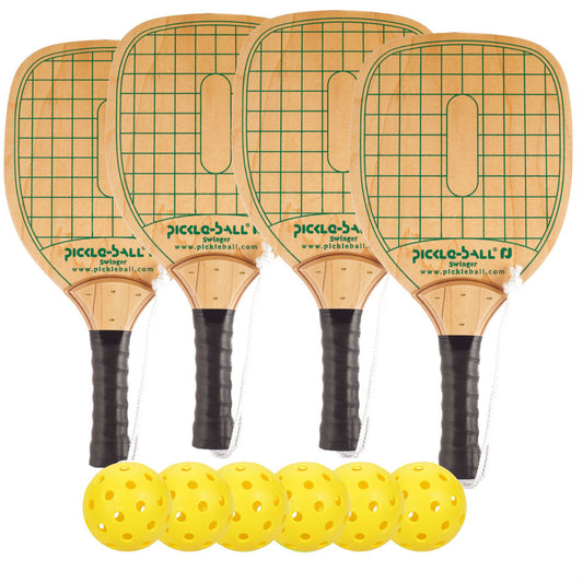 Swinger Wood Paddle Deluxe Bundle | Pickleball Sports Great Value