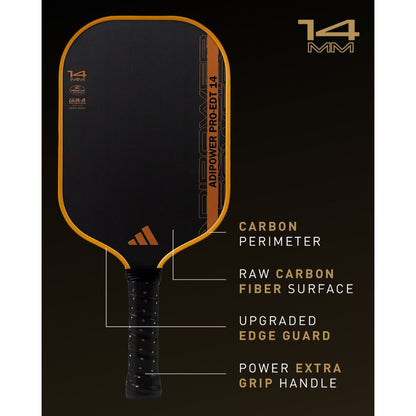 adidas ADIPOWER PRO Edition ATTK 14mm Pickleball Paddle | Pickleball Sports Customer Favorite