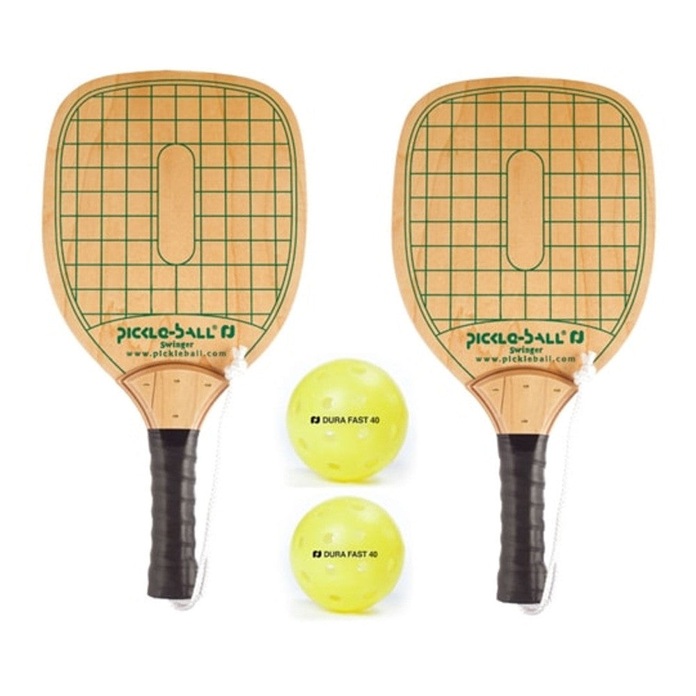 Double Pack Swinger Paddle with Two Pickleballs | Pickleball Sports Trusted