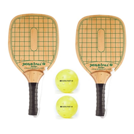 Double Pack Swinger Paddle with Two Pickleballs | Pickleball Sports Trusted