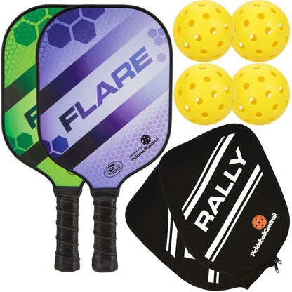 Rally Flare Graphite 2-Paddle Bundle | Pickleball Sports Everyday