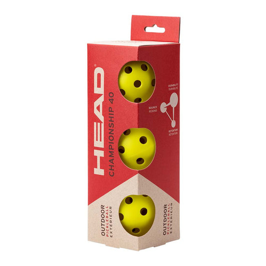 HEAD Championship 40 Pickleballs | Pickleball Sports Essential