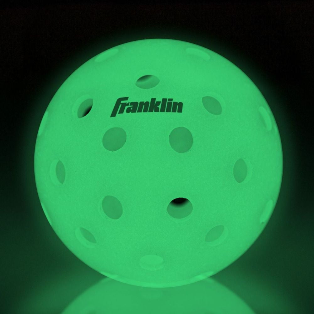 Franklin Sports Glow in the Dark X-40 Outdoor Pickleballs | Pickleball Sports Latest