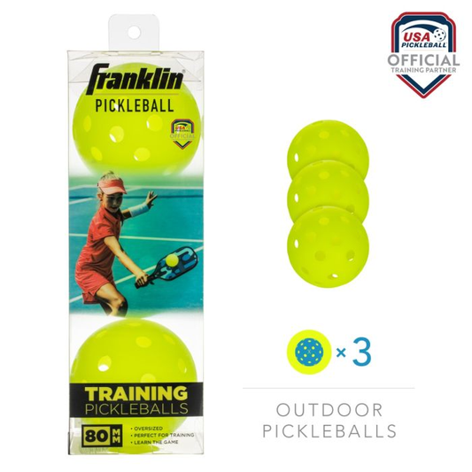Franklin Sports Oversized Training Pickleballs | Pickleball Sports Quality