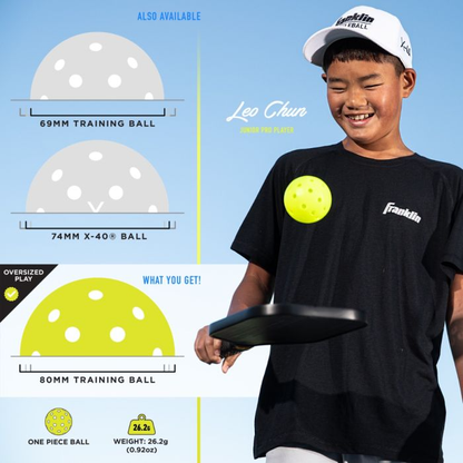 Franklin Sports Oversized Training Pickleballs | Pickleball Sports Quality