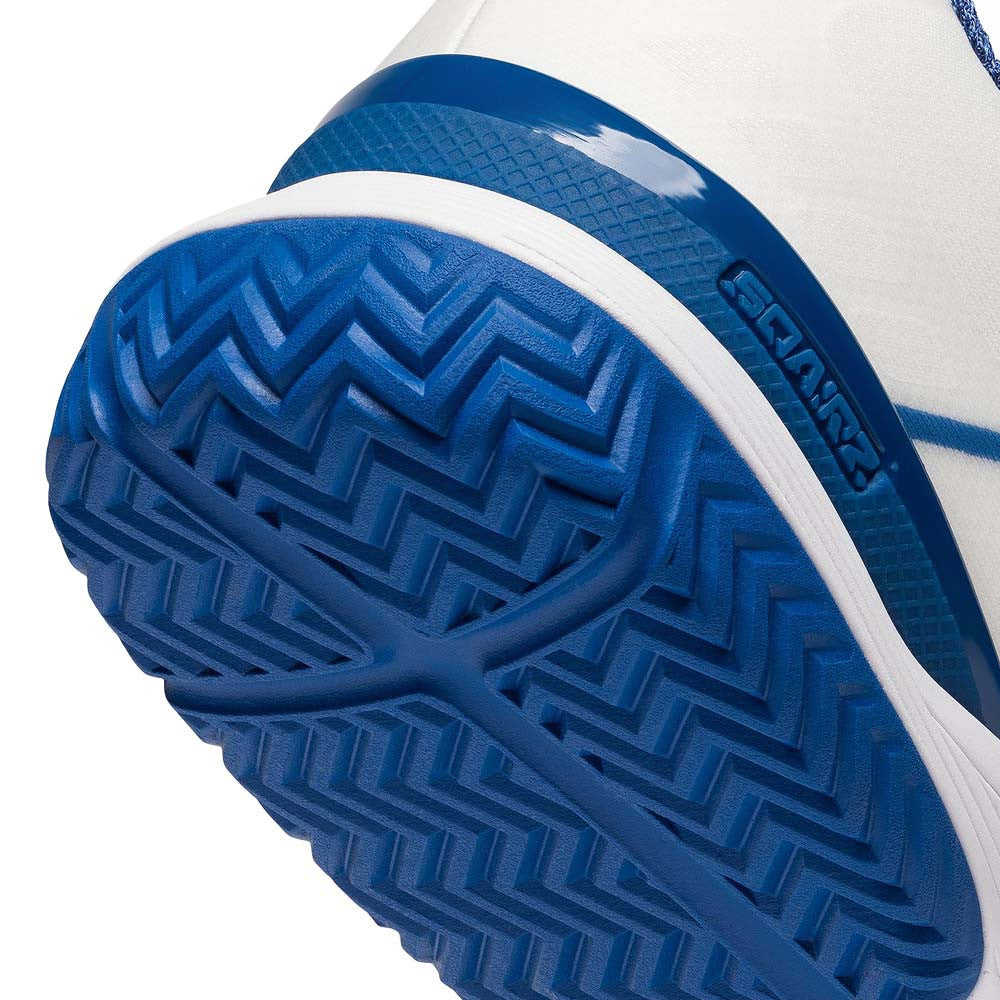 SQAIRZ XRZ™  White/Blue Pickleball Court Shoes | Pickleball Sports Classic
