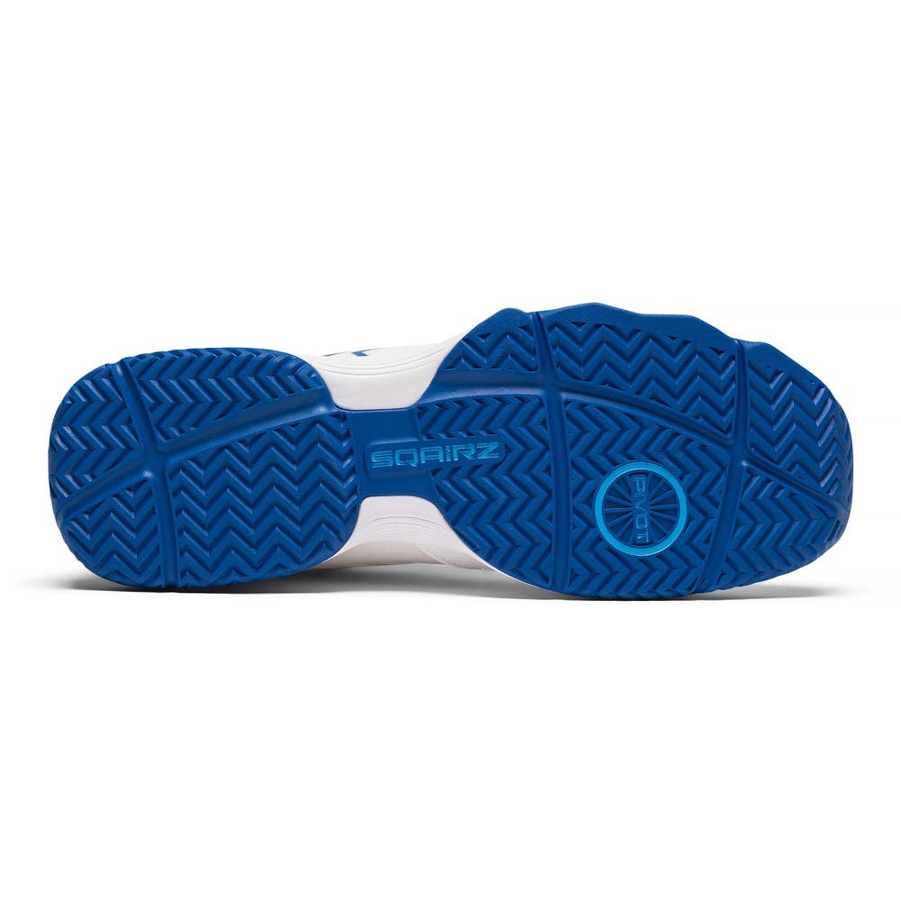 SQAIRZ XRZ™  White/Blue Pickleball Court Shoes | Pickleball Sports Classic