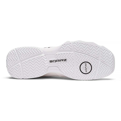 SQAIRZ XRZ™  White/Black Pickleball Court Shoes | Pickleball Sports Everyday