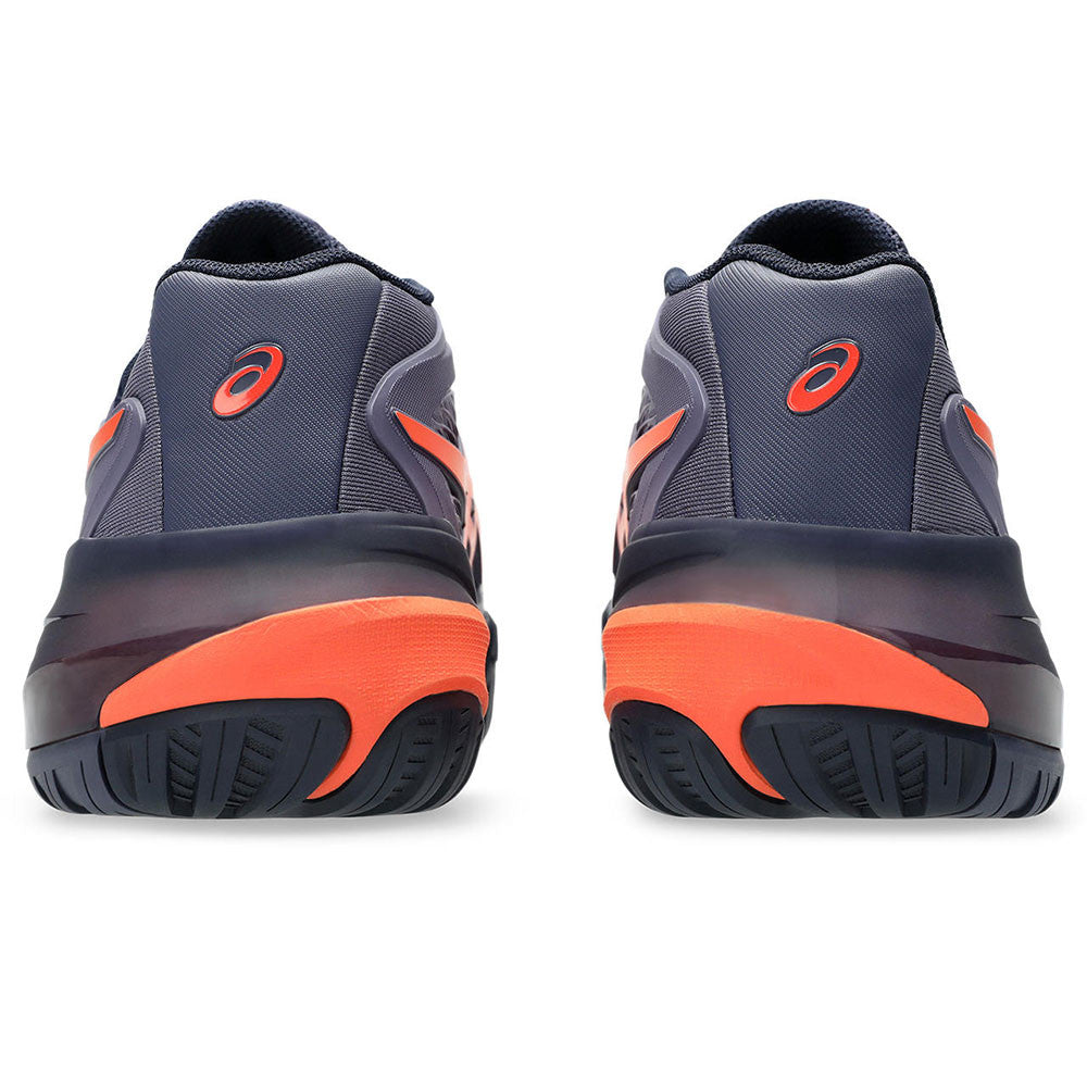 ASICS Gel-Resolution X  Greyish Purple/Nova Orange Court Shoe | Pickleball Sports Latest