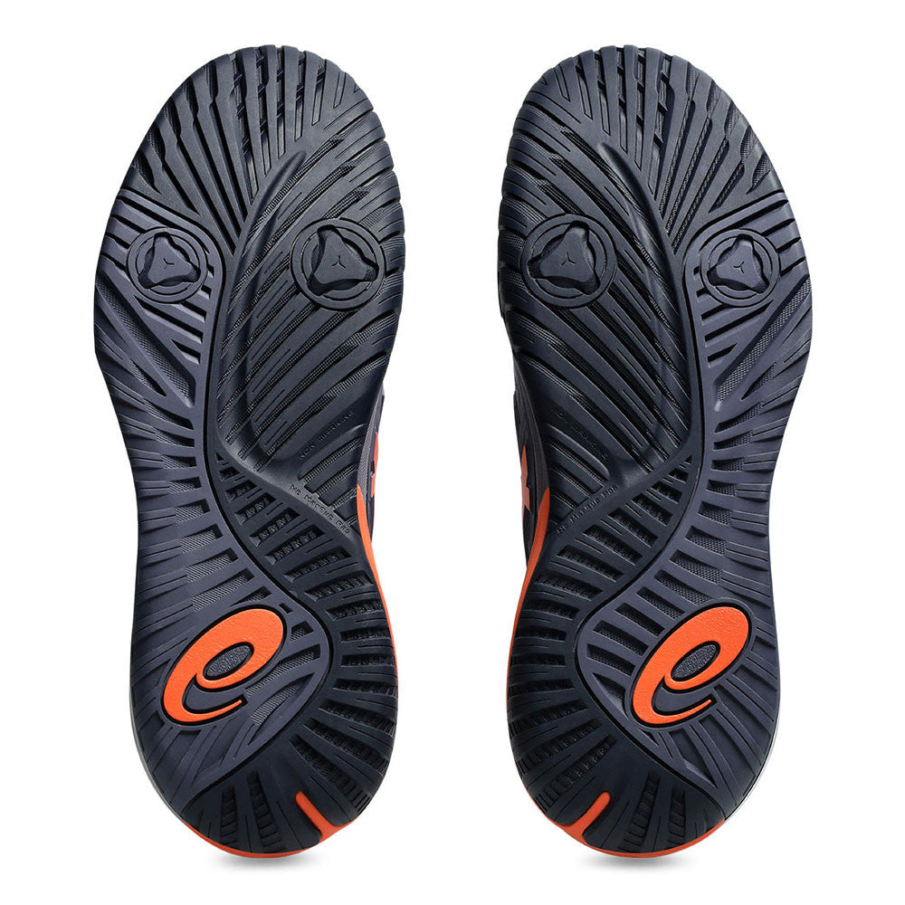ASICS Gel-Resolution X  Greyish Purple/Nova Orange Court Shoe | Pickleball Sports Latest