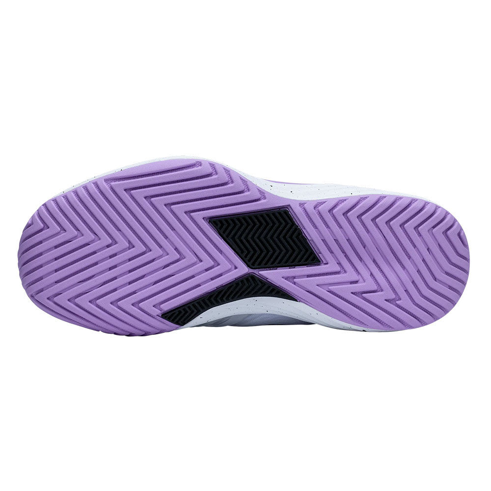 Diadem Court Burst Court Shoe - White/Purple | Pickleball Sports Essential
