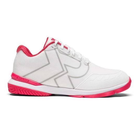 SQAIRZ XRZ™ White/Dark Pink  Pickleball Court Shoes | Pickleball Sports Latest