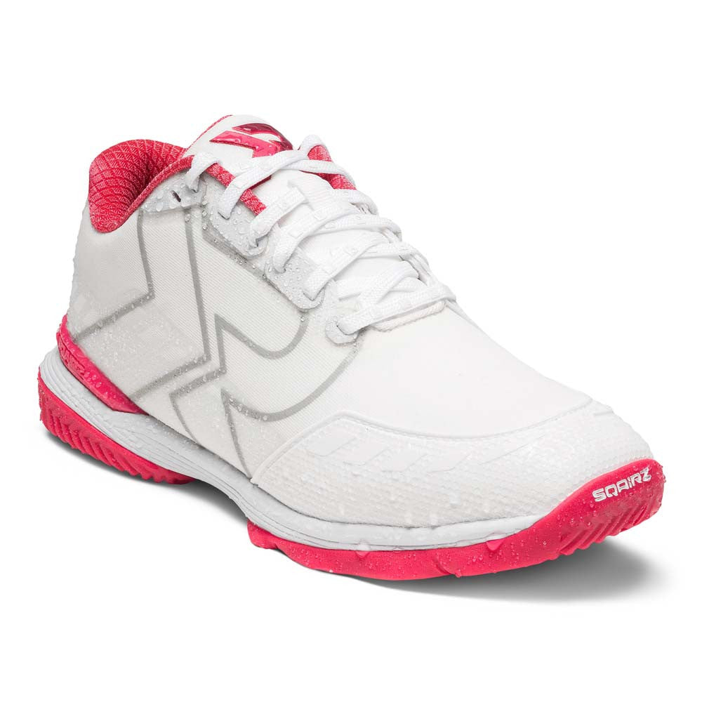 SQAIRZ XRZ™ White/Dark Pink  Pickleball Court Shoes | Pickleball Sports Latest