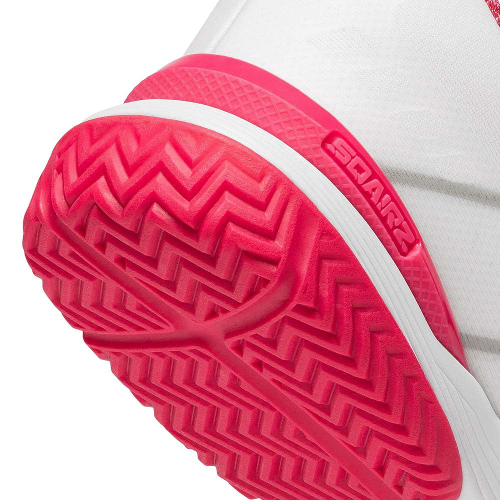 SQAIRZ XRZ™ White/Dark Pink  Pickleball Court Shoes | Pickleball Sports Latest