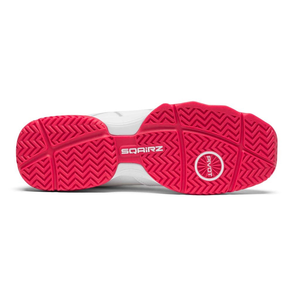 SQAIRZ XRZ™ White/Dark Pink  Pickleball Court Shoes | Pickleball Sports Latest