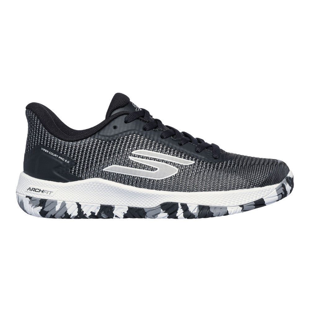 Skechers Viper Court Pro 2.0 Black/White  Shoe | Pickleball Sports Customer Favorite