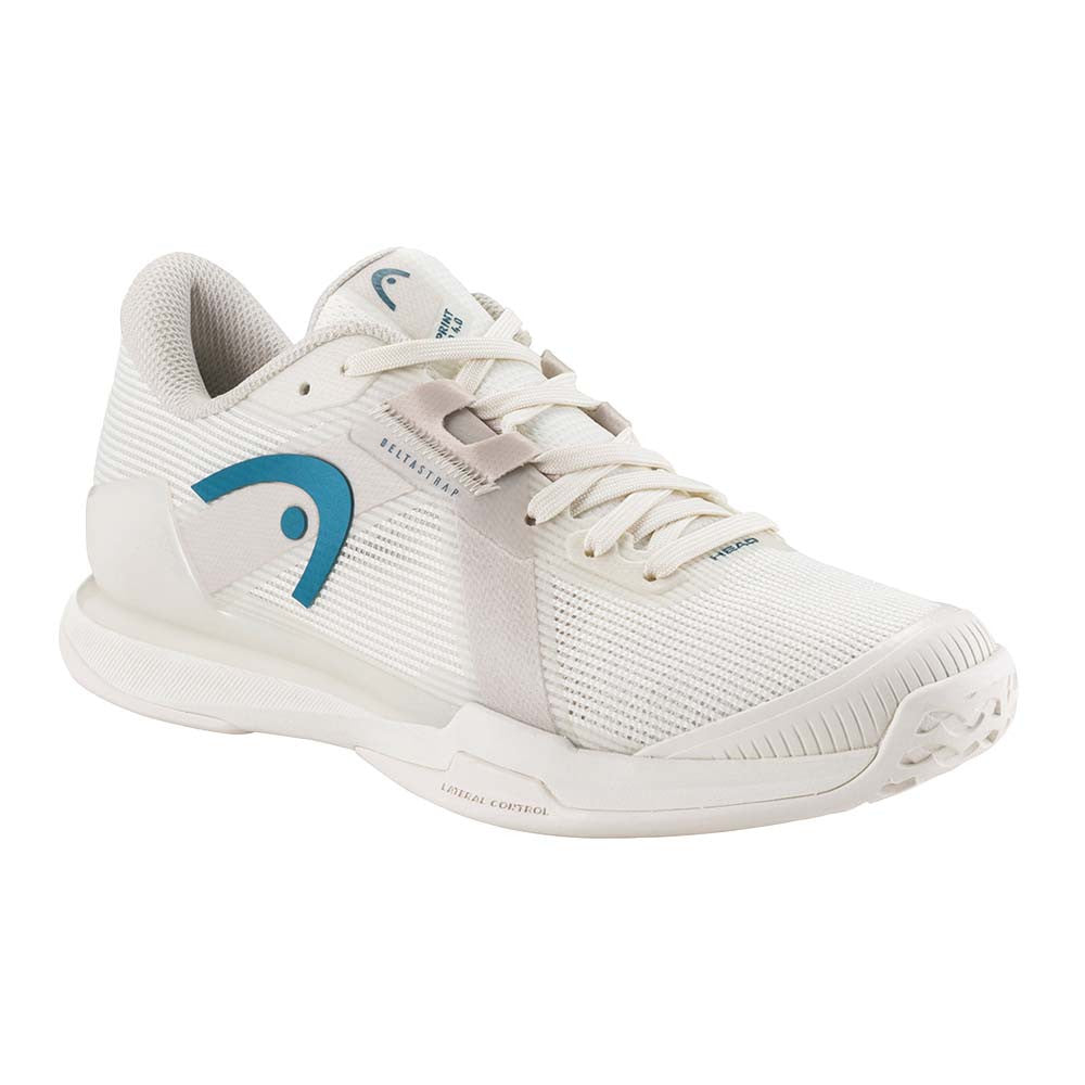 HEAD Sprint Pro 4.0 Court Shoe  - Chalk White/Twilight Blue | Pickleball Sports Top Pick