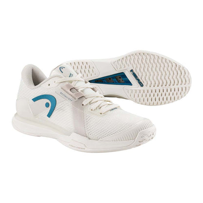 HEAD Sprint Pro 4.0 Court Shoe  - Chalk White/Twilight Blue | Pickleball Sports Top Pick
