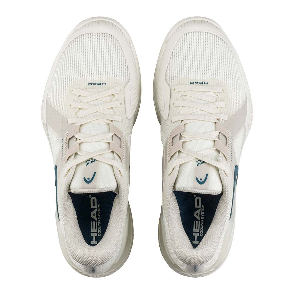 HEAD Sprint Pro 4.0 Court Shoe  - Chalk White/Twilight Blue | Pickleball Sports Top Pick