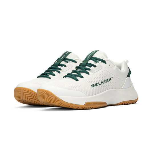 Selkirk CourtStrike 2.0 Pickleball Shoe -  White/Dark Green | Pickleball Sports Latest