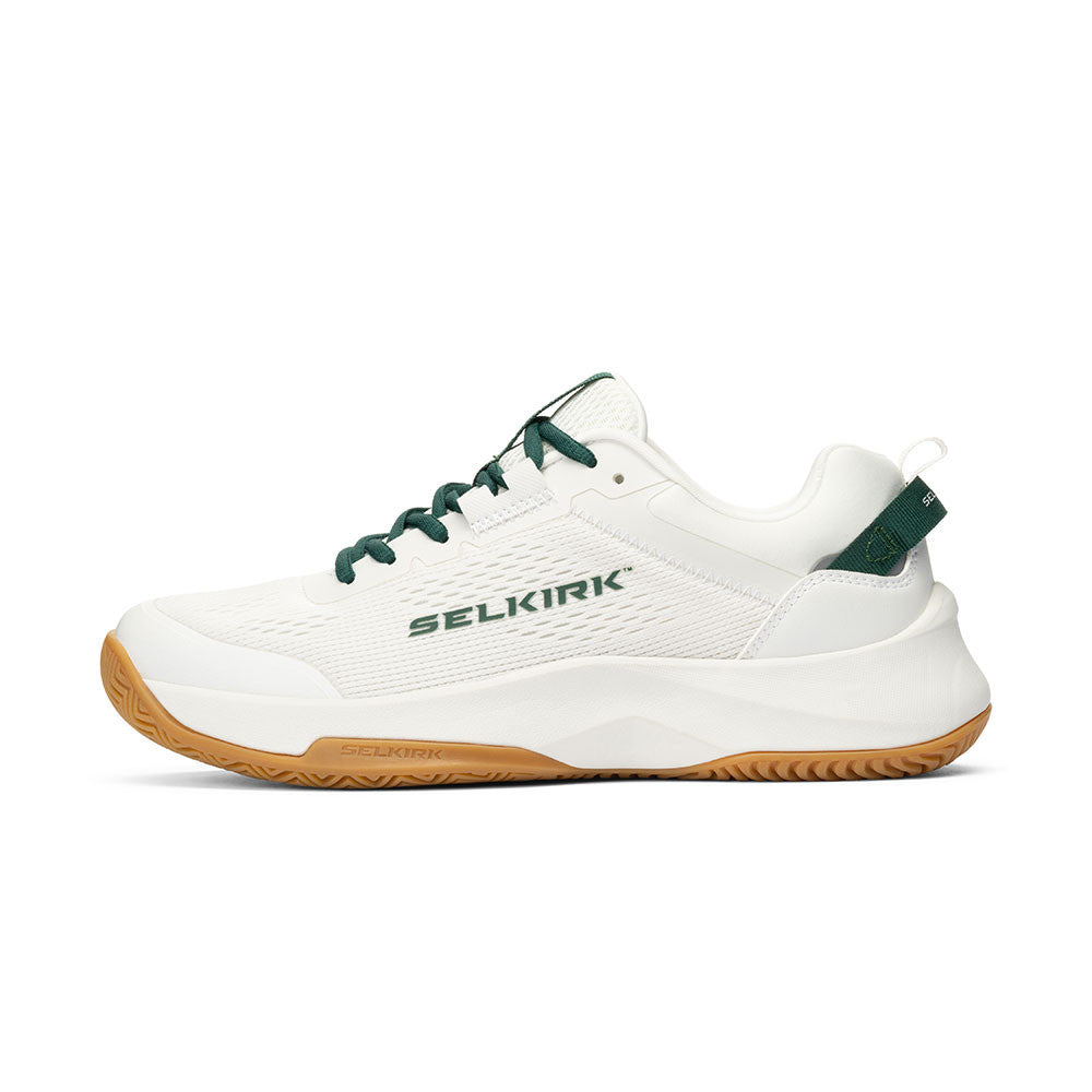 Selkirk CourtStrike 2.0 Pickleball Shoe -  White/Dark Green | Pickleball Sports Latest