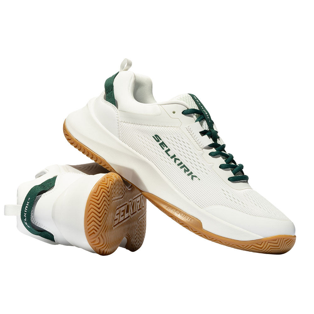 Selkirk CourtStrike 2.0 Pickleball Shoe -  White/Dark Green | Pickleball Sports Latest