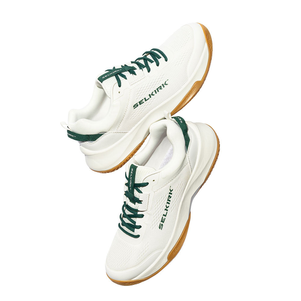 Selkirk CourtStrike 2.0 Pickleball Shoe -  White/Dark Green | Pickleball Sports Latest